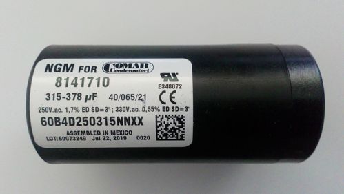 315µF - 378 µF Motorstart capacitor Comar