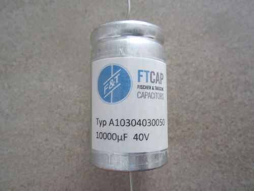 40V / 10000µF  Elektrolyt Kondensator F&T Typ A