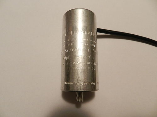 80 µF Motorstartkondensator 320V FTCap / Alugehäuse