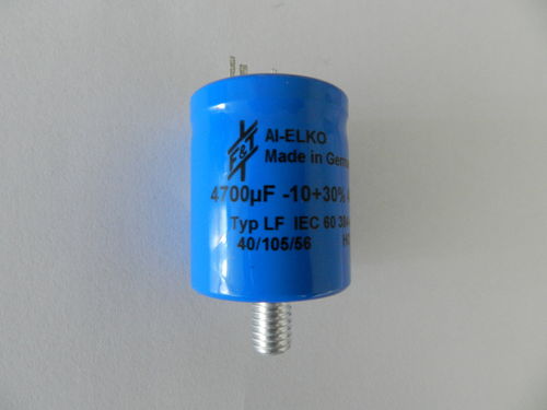 40V / 4700µF electrolyt capacitor F&T Typ LFB