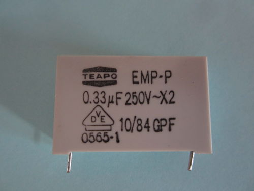 0,33 µF 250V Film Capacitor TEAPO radial