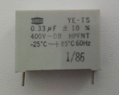 0,33 µF 400V Film Capacitor TEAPO radial