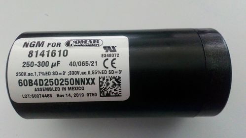 250 - 300 µF Motorstartkondensator Comar