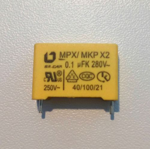 0,1µF 280 VAC radio interference suppression capacitor Shenzhen MPX MKP -X2