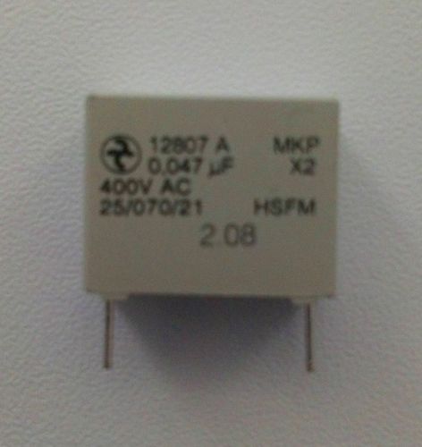 0,047µF 400 VAC radio interference suppression capacitor Hydra X2