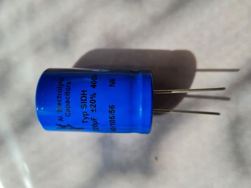 400V / 220µF Elektrolyt Kondensator F&T Typ SIDH