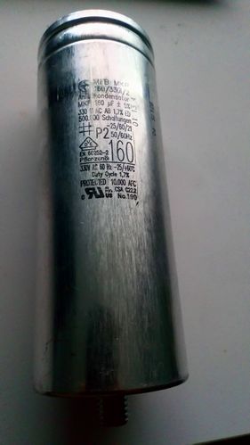 160µF 330 Vac  Motor-start capacitor Hydra / MFB MKP 160/330I/2