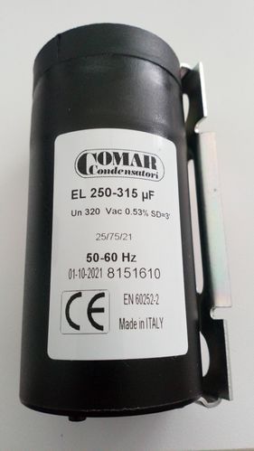 250 - 315 µF Motorstartkondensator Comar