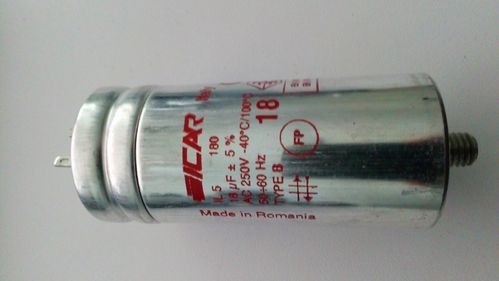 18µF 250 Vac Lighting Vac capacitor ICAR