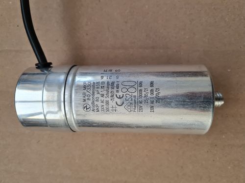 80µF 330 Vac  Motor-start capacitor Hydra / MKB MKP 80 / 330